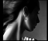 Vintage 925 Silver Skeleton Earrings Thai Silver Skull Earrings