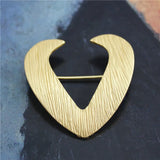 Vintage Arabic Alphabet Brooches Pins for Women Men Jewelry