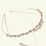Wave Rhinestones Crystal Wedding Tiara Headband Bridal Crown Hair Accessories