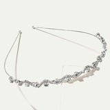 Wave Rhinestones Crystal Wedding Tiara Headband Bridal Crown Hair Accessories