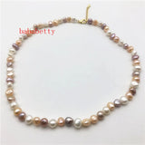 7-8mm Multicolor Freshwater Pearl Necklace 18'