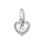 12 Month Birthday Dangle Pendant DIY Bead Silver 925 Bracelet Women