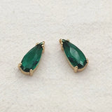 Copper Crystal Drop Charm 8x18mm 50pcs for DIY Jewelry Making