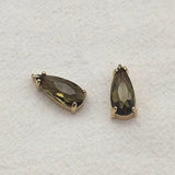 Copper Crystal Drop Charm 8x18mm 50pcs for DIY Jewelry Making