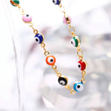 Colorful Evil Eye Beads Anklet Chain for Women
