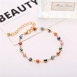 Colorful Evil Eye Beads Anklet Chain for Women