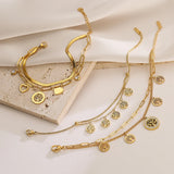 316L Stainless Steel Tree of Life Charm Bracelet for Women