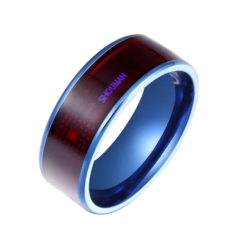 NFC Smart Ring Waterproof Stainless Steel Men Women Jewelry