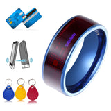 NFC Smart Ring Waterproof Stainless Steel Men Women Jewelry