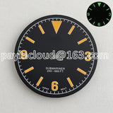 NH35 Dial 28.5mm Green Luminous Dial for SKX NH35 NH36 Automatic Movement