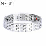 Classic Magnet Health Bracelet For Women Mens Stainless Steel