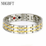 Classic Magnet Health Bracelet For Women Mens Stainless Steel
