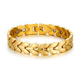 Health Magnetic Wheat Chain Bracelets for Women and Mens