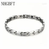 Stainless Steel Zircon Arthritis Bracelet