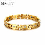 Stainless Steel Women's Health Bracelet Chain Jewelry