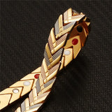 Tricolor Health Care Magnetic Bracelet Stainless Steel Chain Bracelet