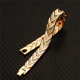 Tricolor Health Care Magnetic Bracelet Stainless Steel Chain Bracelet