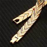 Tricolor Health Care Magnetic Bracelet Stainless Steel Chain Bracelet