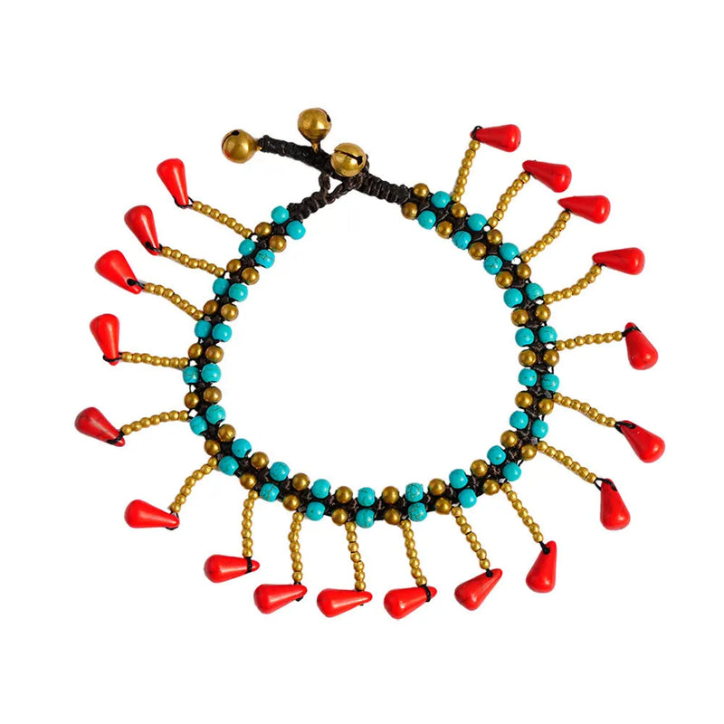 Boho Women Pendant Ankle Bracelet Foot Chain Sandals Jewelry Gift
