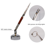 360 Rotating Base CrossLock Tweezers Soldering Clamp Jewelry Tools
