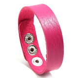 Adjustable Leather Bracelets Charm Bracalete Femme 10 Colors