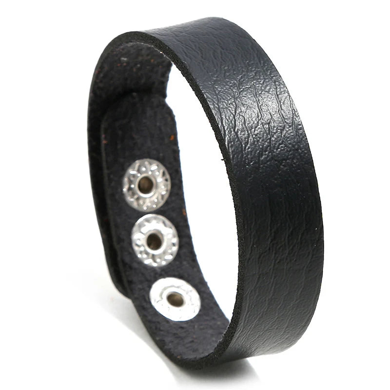Adjustable Leather Bracelets Charm Bracalete Femme 10 Colors