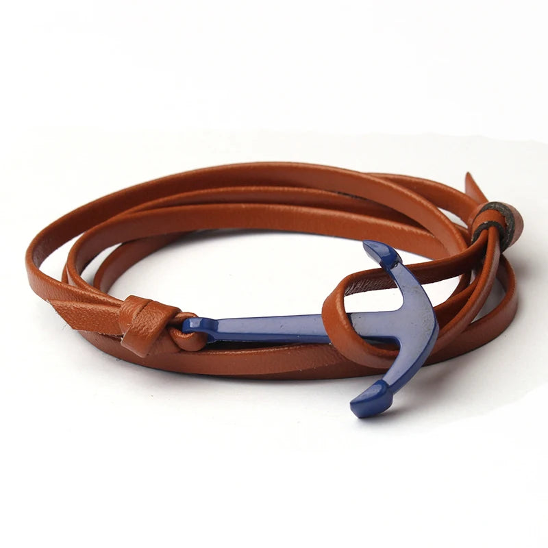 Anchor Bracelet for Men Boys Tribal Wristbands Jewelry