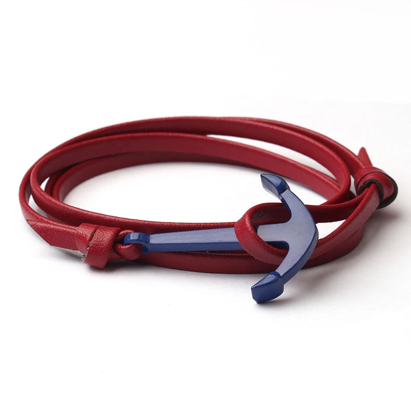 Anchor Bracelet for Men Boys Tribal Wristbands Jewelry