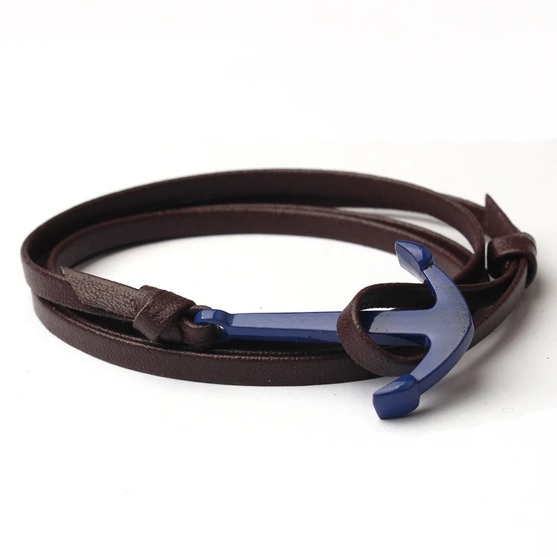 Anchor Bracelet for Men Boys Tribal Wristbands Jewelry