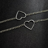 NK218 Hollow Heart Choker Necklace for Women Clavicle Colar