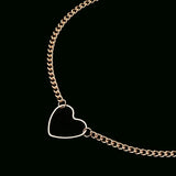 NK218 Hollow Heart Choker Necklace for Women Clavicle Colar
