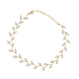 Elegant Simulated Pearl Beads Choker Necklace For Women