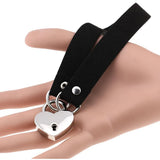 Punk Velvet Love Lock Collar Necklace