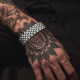 Men's Stainless Steel Rollie Chain Link Bracelet