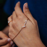 Personalized Arabic Name Bracelet with Diamond for Women