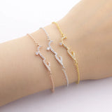 Personalized Arabic Name Bracelet with Diamond for Women