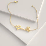 Personalized Baby Name Bracelet Stainless Steel Plated Jewelry Gift