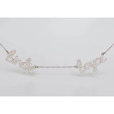 Family Names Necklace Stainless Steel Letter Choker Mother's Gift