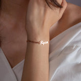 Personalized Name Bracelet Stainless Steel Letter Jewelry