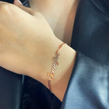 Stainless Steel Chain Bracelet for Men and Women 8.5 Inch