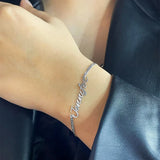 Stainless Steel Chain Bracelet for Men and Women 8.5 Inch