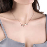 Women's Personalized Name Necklace Stainless Steel Choker Plated Gift