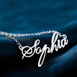 Women's Personalized Name Necklace Stainless Steel Choker Plated Gift