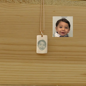 Picture Necklace Stainless Steel Jewelry Pendant With Picture Chain Necklace