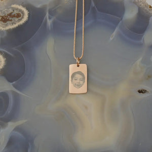 Picture Necklace Stainless Steel Jewelry Pendant With Picture Chain Necklace