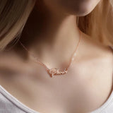 Stainless Steel Name Necklace Choker for Women