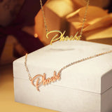 Stainless Steel Name Necklace Choker for Women