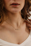 Dainty Pave Diamond Name Necklace For Women
