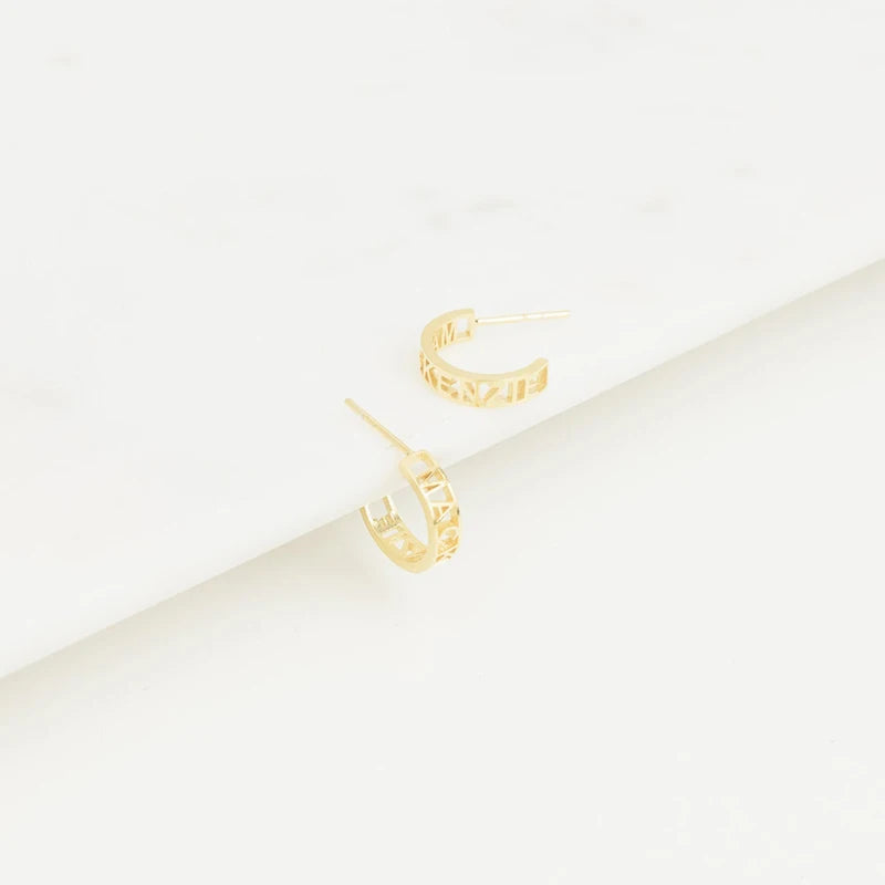 Customize Name Stud Earrings for Women Girls - Letter Earring