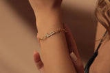 Personalized Pave Diamond Name Bracelet For Women
